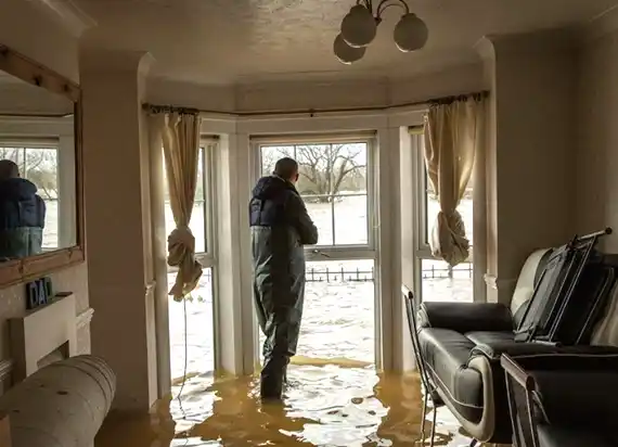 water damage restoration service Leland